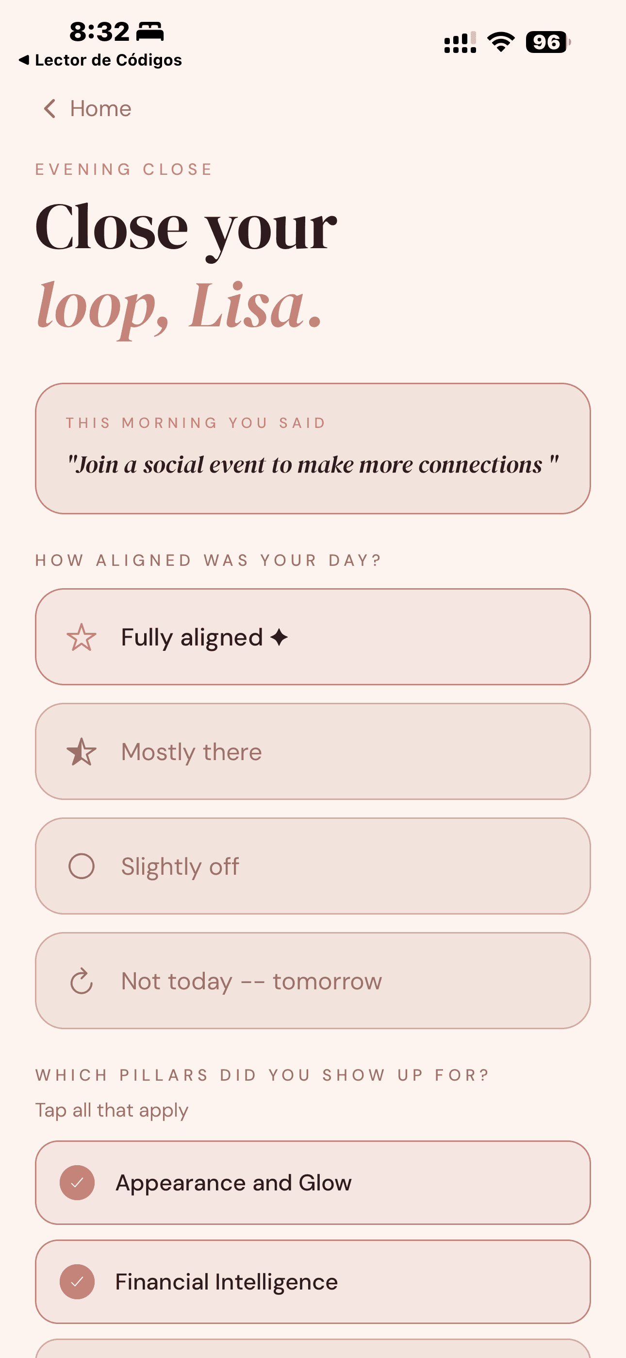 Herrise app screenshot